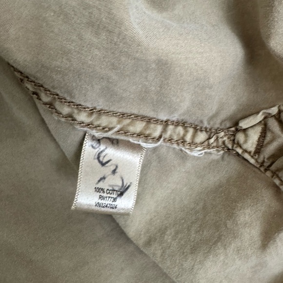 Converse brand men’s khaki style casual collar button shirt shirt top size XL - Picture 4 of 4